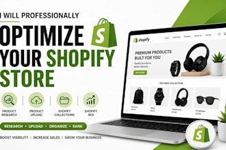 optimize shopify products, collections and SEO