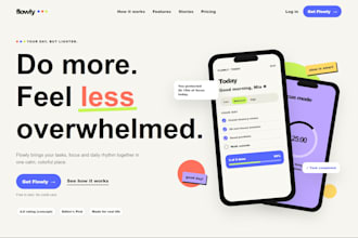 build a modern responsive landing page for your business