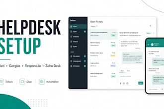 set up your customer support helpdesk and inbox automation