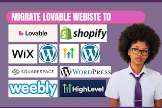 migrate lovable website to wordpress design lovable convert lovable to shopify