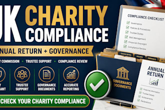 provide UK charity compliance, governance and charity annual return support