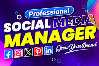 be social media marketing manager for meta, tiktok, instagram post management