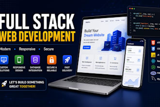 develop a proffessional full stack website