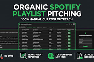 pitch your music song to independent spotify playlist curators