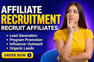 recruit targeted affiliates for your saas or affiliate program