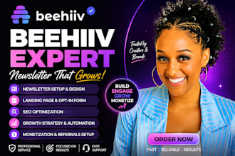 build, design and optimize your beehiiv website and newsletter