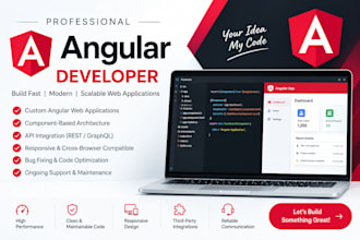 be your angular developer for web app development