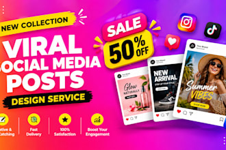 design instagram posts facebook ads and social media banners