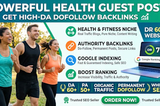build health guest post backlinks on quality health websites