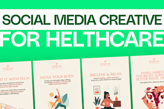 design professional medical social media posts for doctors