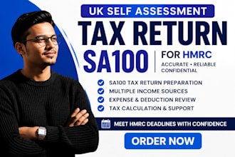 prepare your UK self assessment tax return sa100 for hmrc