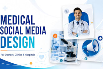 design medical and healthcare social media posts