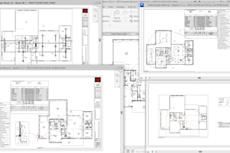 prepare professional revit mep drawings, hvac, electrical, and plumbing plans