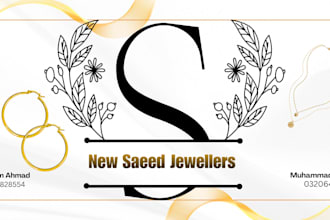 design stunning jewellery logo and social media banner
