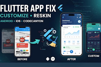 fix, customize, and reskin your flutter app