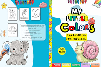 create a custom coloring book for kids or adults