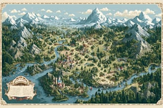 draw rv park map and campground map in vector illustrator