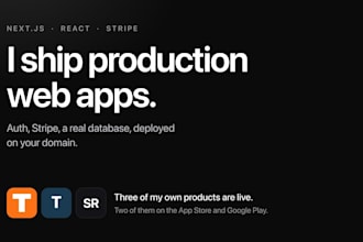 build and ship your production web app with nextjs and stripe
