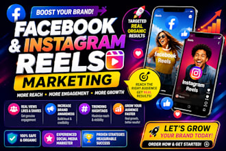 promote your facebook and instagram reels organically for growth