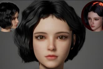 3d metahuman character 3d metahuman hair unreal engine metahuman game character
