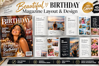 design digital newspaper ads magazine editorial book layout in canva or indesign