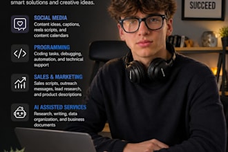 do social media, sales, programming related services