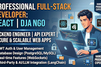 build a full stack web app using django rest framework and react