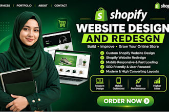 design and customize a professional shopify store