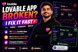 lovable ai, fix lovable app, lovable  dev, saas mvp, lovable app, replit, base44