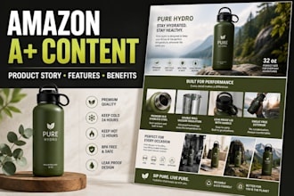 design amazon a plus content and enhanced brand content