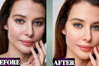 do photos retouching and enhancements and extra corrections