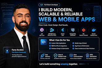 build your website, app, or software solution from scratch
