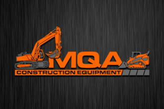 create construction real estate and excavation logo design
