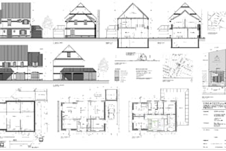 create adu and home addition floor plans for city permit