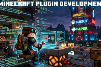 code minecraft server plugins for spigot, bukkit and paper mc