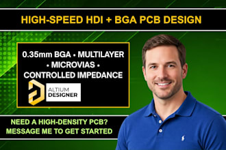 design high speed multilayer hdi pcb and bga boards