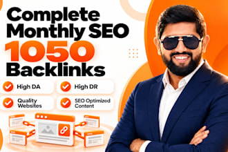 do monthly SEO backlinks manually for google rankings