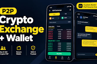 build p2p crypto exchange app p2p exchange app with wallet p2p trading app
