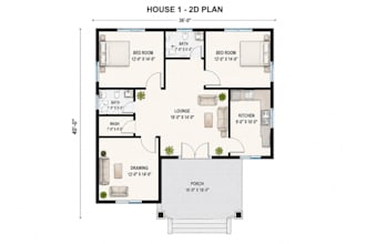 create 2d and  3d house design in autocad