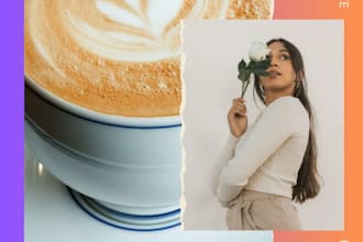 design aesthetic social media posts for cafe and restaurant