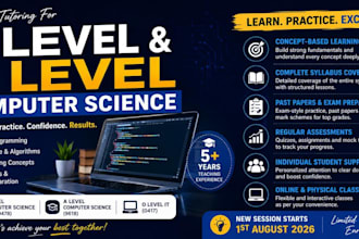 tutor gcse  igcse and o level and  a level computer science