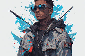 design album cover, mixtape or music cover art