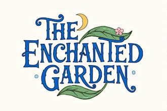 design a fantasy, whimsical and disney style and logo