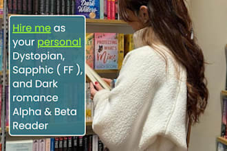 be your sensitivity beta reader for dystopian, sapphic ff, or dark romance