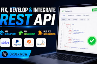fix develop and integrate any rest api development