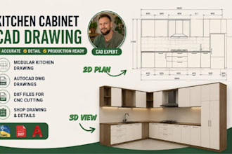 kitchen cabinet cad, modular kitchen drawing, dxf, autocad, shop drawing