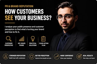 review your business and create a PR improvement plan
