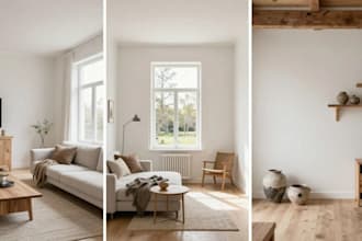 create minimalist wabi sabi interior and architectural designs
