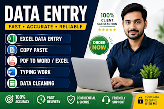 do accurate data entry and online form filling