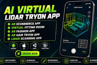 build ai lidar 3d scanner, bim, floor plan ar object detection webar camera app
